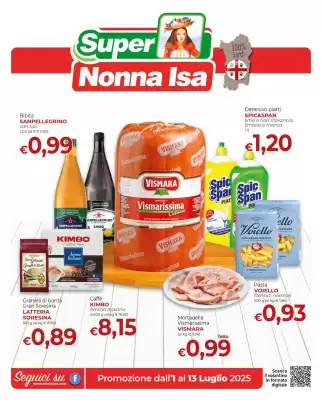 Volantino Supermercati Nonna Isa (valido fino al 13-07)