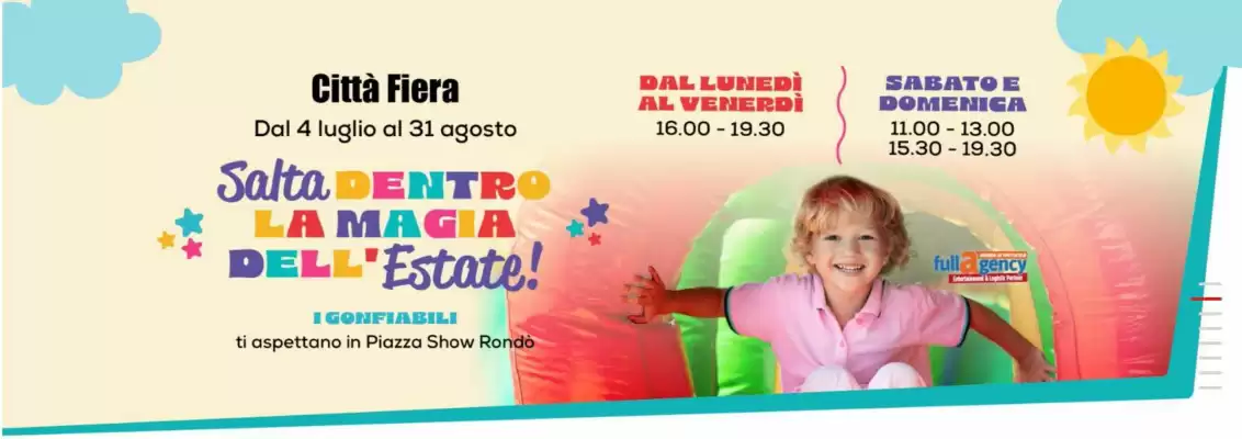 Volantino Città Fiera (valido fino al 31-08)