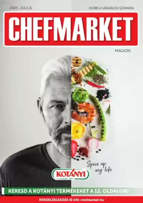 Chef Market akciós újság (érvényes eddig: 31-07)