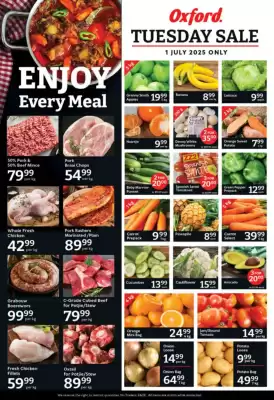 Oxford Freshmarket catalogue
