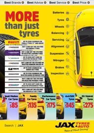 Jax Tyres catalogue Page 1
