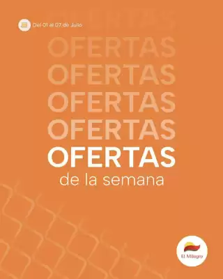 Catálogo El Milagro Mayorista (válido hasta 7-07)