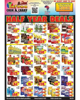 Yarona Cash & Carry catalogue