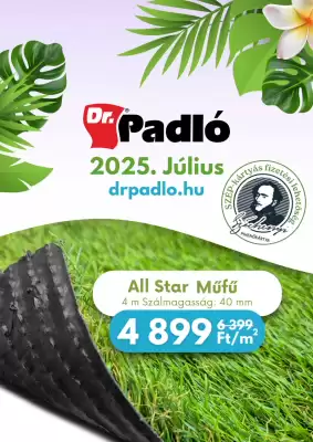 Dr. Padló akciós újság (érvényes eddig: 31-07)