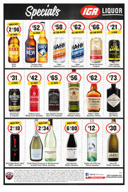 IGA Liquor catalogue week 27 Page 1