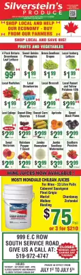 Silverstein's Produce flyer (valid until 9-07)