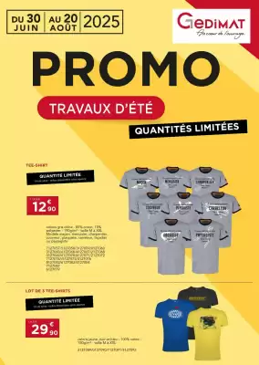 Catalogue Gedimat (valable jusqu'au 20-08)