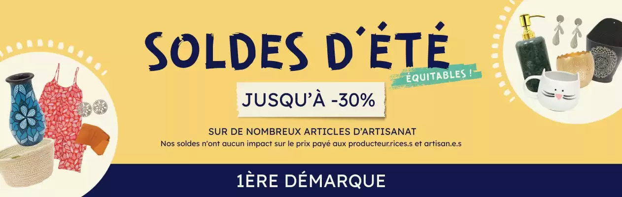Catalogue Artisans du Monde (valable jusqu'au 22-07)