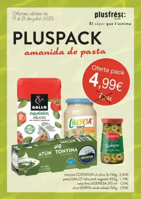 Folleto Plusfresc (válido hasta el 21-07)