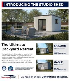 Wide Span Sheds catalogue Page 12