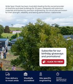Wide Span Sheds catalogue Page 3