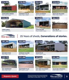 Wide Span Sheds catalogue Page 5