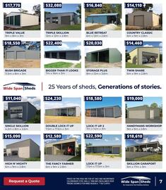 Wide Span Sheds catalogue Page 7