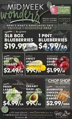 The Root Cellar flyer (valid until 31-07)