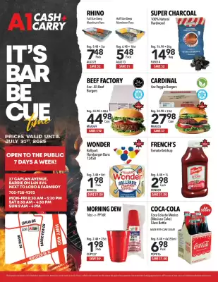 A1 Cash And Carry flyer (valid until 31-07)