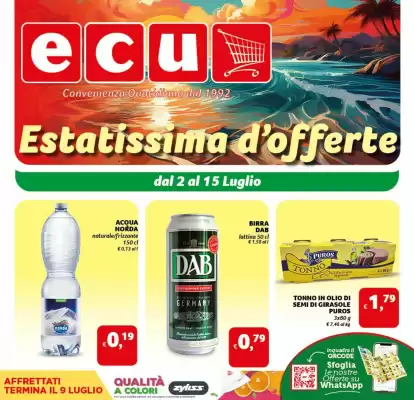 Volantino Ecu Discount (valido fino al 15-07)