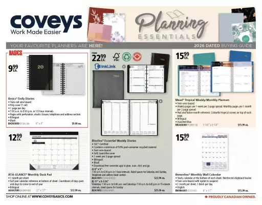 Covey Basics flyer (valid until 31-07)