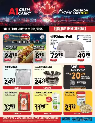 A1 Cash And Carry flyer (valid until 31-07)