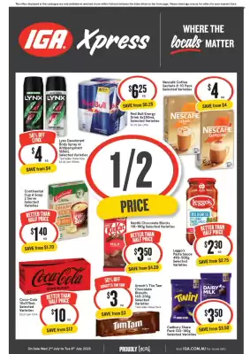 IGA Xpress catalogue