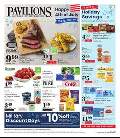 Pavilions Weekly Ad week 27 Page 1