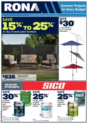 RONA flyer (valid until 11-07)
