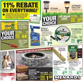 Menards Weekly Ad Page 1