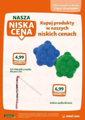 Maxi Zoo gazetka (ważność do 30-09)