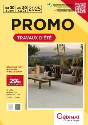 Catalogue Gedimat (valable jusqu'au 20-08)