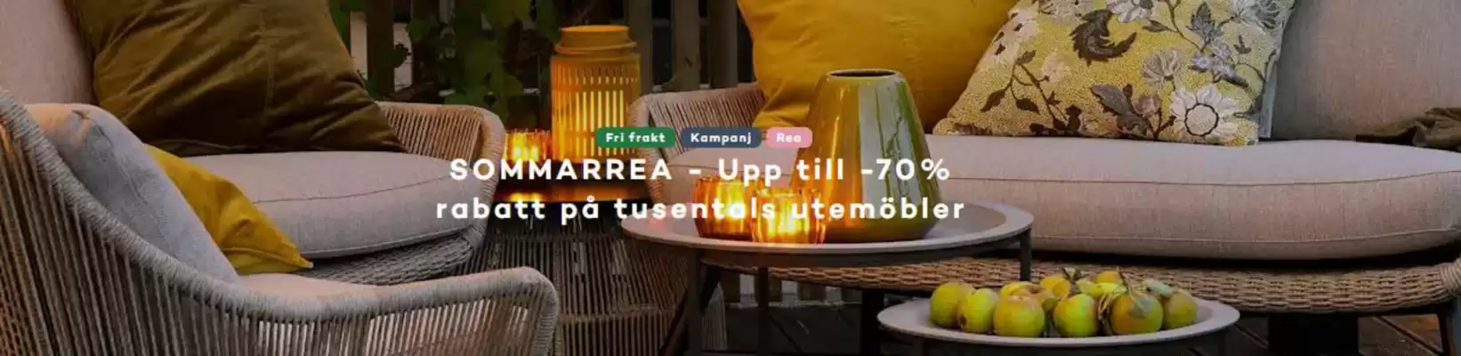 Bra Sommarmöbler reklamblad (giltig till och med 16-07)