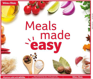 Winn Dixie Weekly Ad Page 1