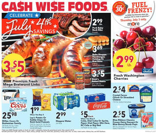 Cash Wise Weekly Ad week 27 Page 1
