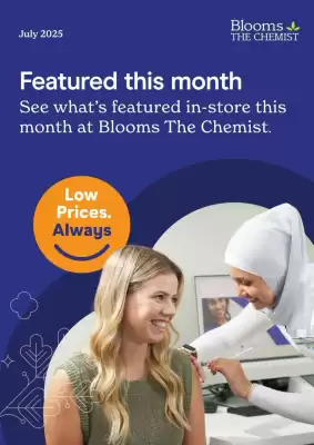Blooms The Chemist catalogue (valid until 31-07)