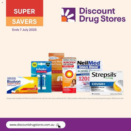 Discount Drug Stores catalogue week 27 Page 1