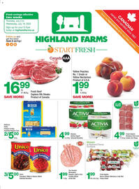 Highland Farms flyer Page 1