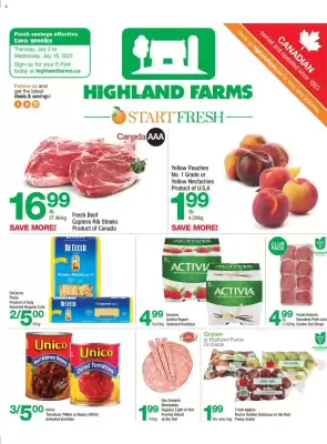 Highland Farms flyer (valid until 17-07)