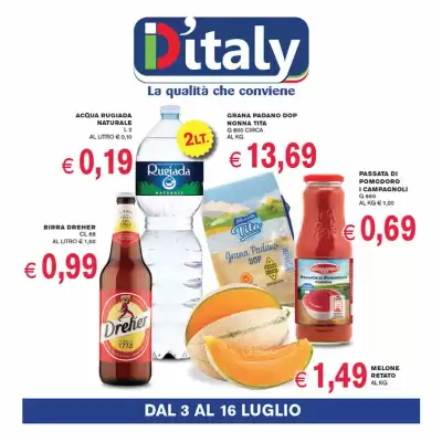 Volantino D'Italy (valido fino al 16-07)