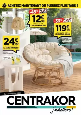 Catalogue Centrakor (valable jusqu'au 15-07)