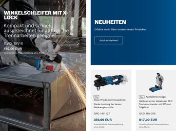 Bosch Professional Flugblatt Seite 1
