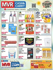 MVR Cash & Carry flyer Page 1
