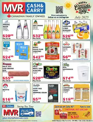 MVR Cash & Carry flyer (valid until 31-07)