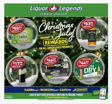 Liquor Legends catalogue
