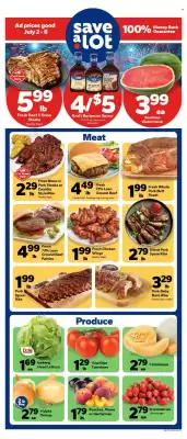 Save a Lot Weekly Ad (valid until 8-07)