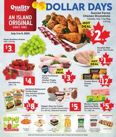 Quality Foods flyer Page 1