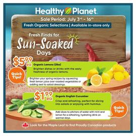 Healthy Planet flyer week 27 Page 1