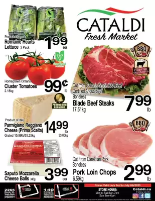 Cataldi Fresh Market flyer (valid until 10-07)