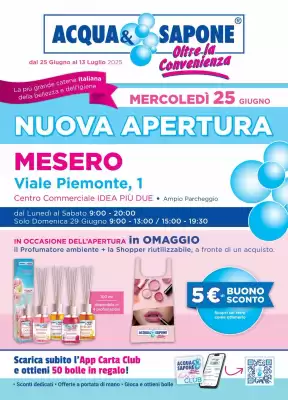 Volantino Acqua & Sapone (valido fino al 13-07)