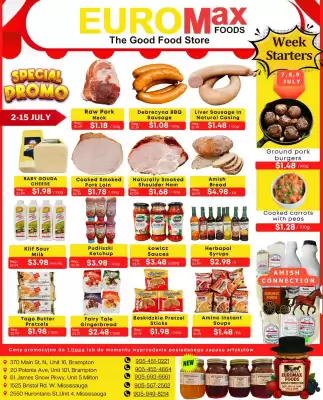 EuroMax Foods flyer (valid until 8-07)