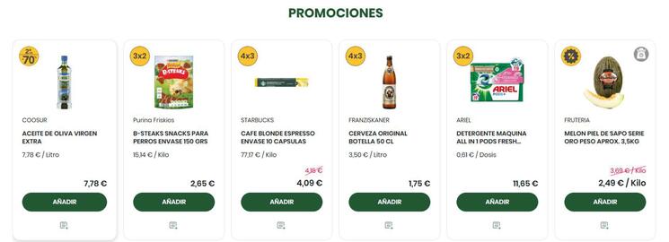 Folleto Supermercados Sánchez Romero semana 27 Página 1