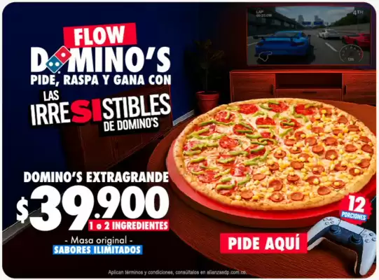 Catálogo Domino's Pizza (válido hasta 31-07)
