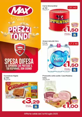 Volantino MAX Supermercati (valido fino al 16-07)